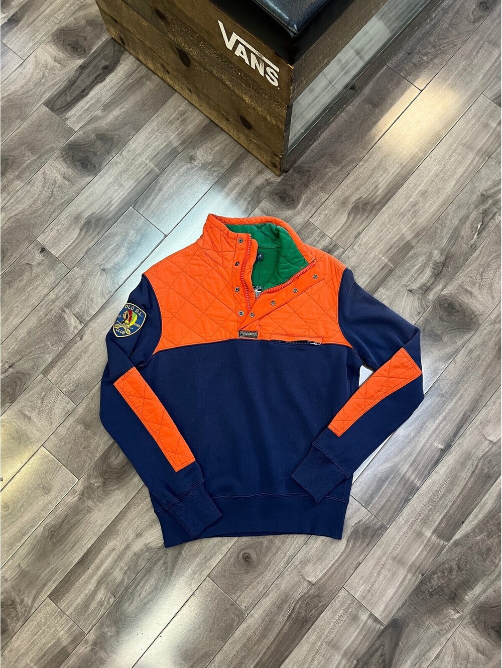 Polo Ralph Lauren RLPC Quilted Colorblock quarter Zip